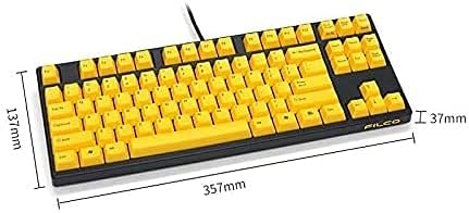 Zhanghong Wired Mechanical Ergonomic Gaming Teclado de 108 teclas Anti-Ghosting Tamanho completo para o jogo de computador