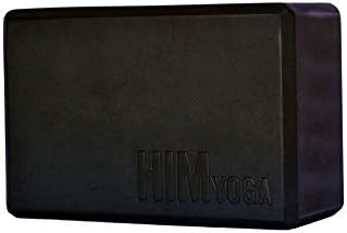 Blocos de ioga de espuma Himyoga, conjunto de 2, 9 polegadas x 6 polegadas x 4 polegadas, tijolos EVA de alta densidade, preto