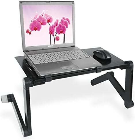 Eyhlkm Refrigere Laptop Laptop Desk Portátil Ajustável Descantação dobrável Computador Porta de notebook TV TV Tab Stand com mouse pad