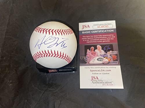 Adam Frazier contratou a Major League Baseball de beisebol Seattle Mariners JSA - bolas de beisebol autografadas