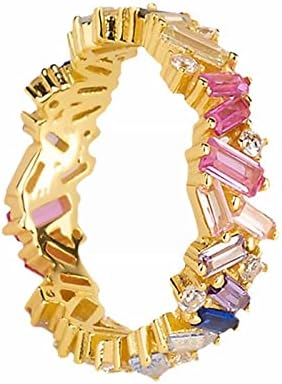 2023 novo anel colorido personalizado simples e delicado design adequado para todas as ocasiões anéis casuais para mulheres