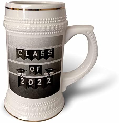 Imagem 3drose da classe de estilo Clauk de 2022 em banners, caps. - 22 onças de caneca