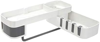 1 PCS Plataforma de chuveiro de canto de canto Bateiro de chuveiro Porta de cozinha Organizador do rack de armazenamento Tipo