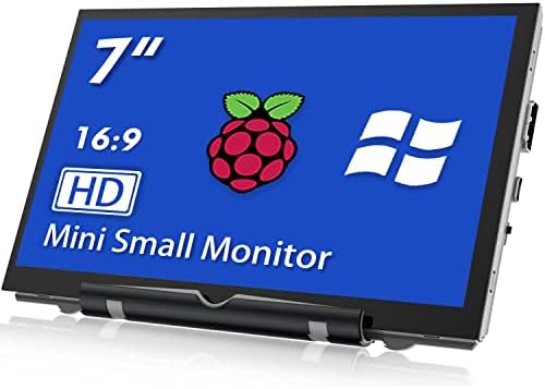 Hamtysan Raspberry Pi Screen 7 polegadas HDMI Monitor 800x480 Exibição de tela LCD Mini Mini Small Monitor para Raspberry Pi 4/3/2/Zero/B/B+ Win11/10/8/7, Driver Free