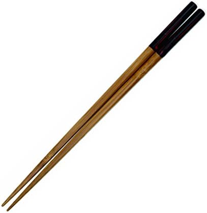 Manyo Round Sharned Chopsticks Black Medium