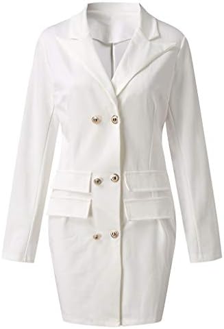 Presentes de aniversário ndvyxx para mulheres, mini casaco formal de inverno para mulheres de manga comprida Retro Comfort Coats de