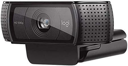 C920 HD Pro Webcam Full HD 1080p Video Chamada com estéreo Audio Tripod Ready + Starter Bundle