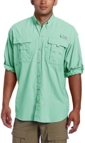 Bahama II da Columbia Men UPF 30 Camisa de pesca PFG de manga longa