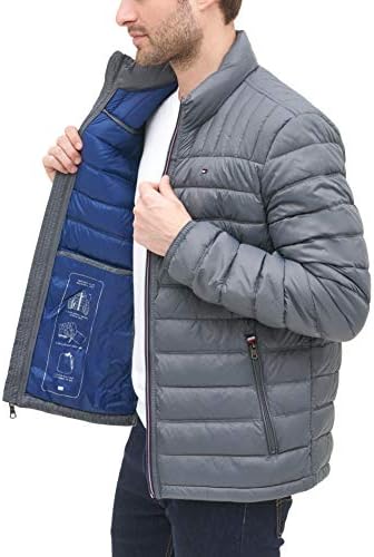 Tommy Hilfiger Men's Real Down Down Isolable Packable Puffer Jacket
