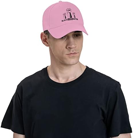 Black Lives Matter Adultos Baseball Cap feminino Cap de beisebol feminino Capinho de beisebol masculino