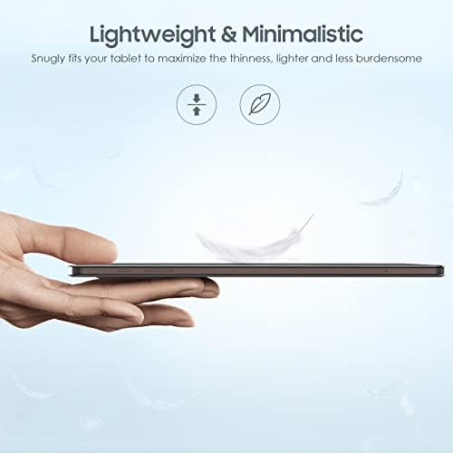 Caso do Timovo para Galaxy Tab S8 Ultra 2022 de 14,6 polegadas, caixa magnética leve e slim com suporte S-Pen Fit Samsung Galaxy Tab S8 Ultra, Black
