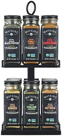 J.R. Watkins Spice Rack Set, inclui 16 especiarias Watkins