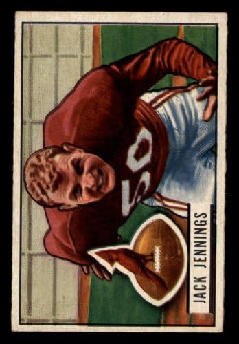 1951 Bowman 98 Jack Jennings Chicago Cardinals-FB ex Cardinals-FB Ohio St St.