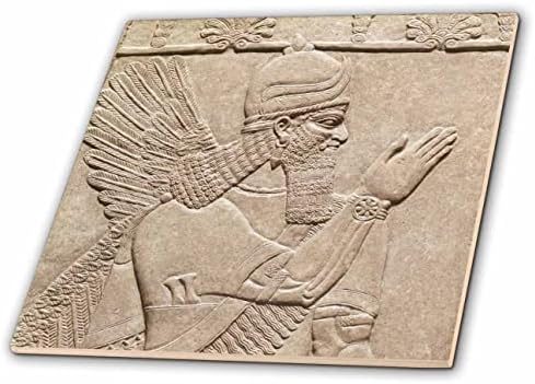 Imagem 3drose de Ninurta antiga Vitória e Agricultura de Deus do Guerreiro Assírio Antigo - Tiles