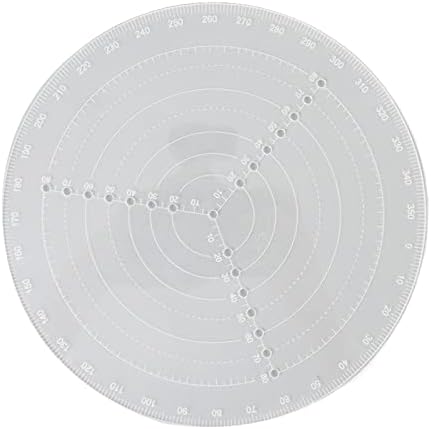 Round Center Finder, ferramenta de localizador central, ferramenta de localizador de centro do círculo acrílico,