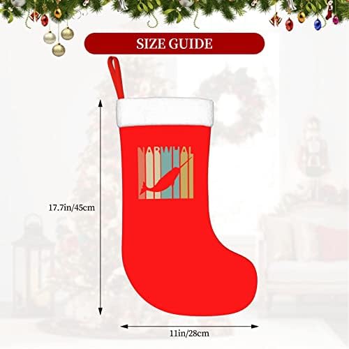 Cutedwarf estilo vintage narking meias de christma decorações de árvores de Natal Meias de Natal para presentes de