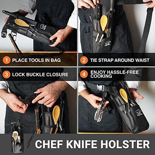 Coldre da faca do Saco Chef | Bainha da faca | Corrente da faca do chef | Suporte para o cinto de facas | Chef Tools