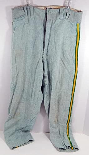 1964 Kansas City Athletics Babe Dahlgren #48 Game usou Calças Gray DP26416 - Jogo usado calças MLB usadas