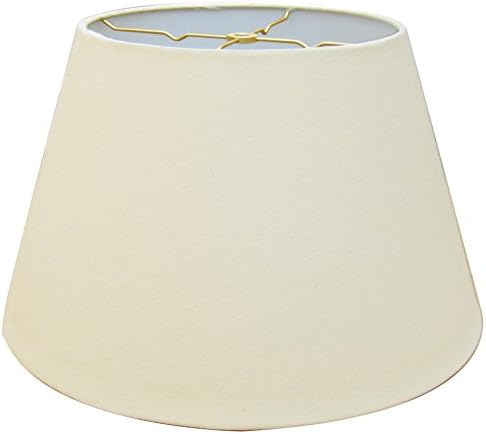 Royal Designs, Inc. HB-609-12lncr Empire Hardback Lamp Shade, 7,5 x 12 x 9,5, creme de linho