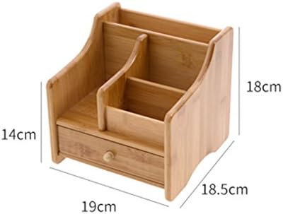 Dulplay sob cesta de prateleira, caixa de lenços de papel de mesa de madeira de bambu na prateleira de armazenamento para armário