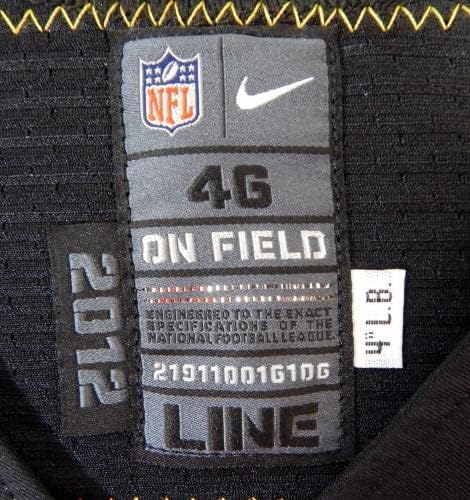 2012 Pittsburgh Steelers Turner 67 Jogo emitiu Black Jersey 46 DP21221 - Jerseys de Jerseys usados ​​da NFL não assinada