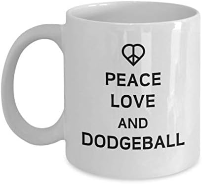 Paz, amor e Dodgeball TEA TEAGEM DODGEBOL PLAYER COLEGRAMENTO CONVERECIMENTO DE VENDA DE VIEL