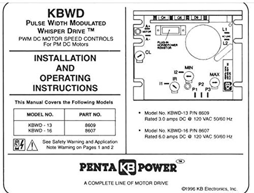 KB Electronics KBWD-13 PWM Drive 8609