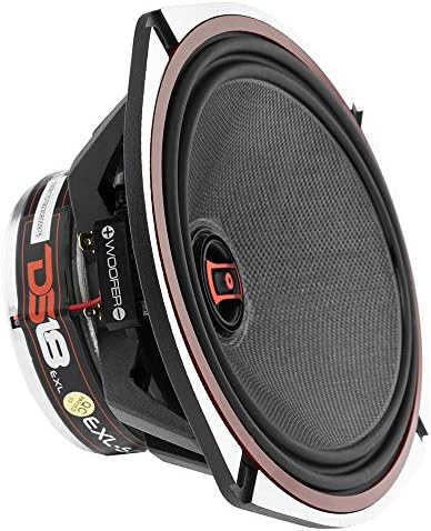 DS18 EXL-SQ6.9 6X9 Alto-falantes de carro Alta qualidade Fibra de vidro coaxial de 2 vias com design compacto elegante, fornecendo