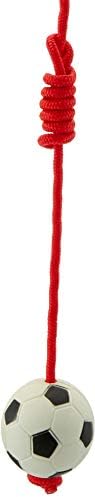 Trixie Football em uma corda, borracha de espuma, Ø 6 cm/1,00 m