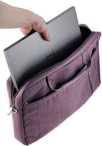 Bolsa de laptop resistente à água roxa Navitech-compatível com LG Gram 14T90p 14 polegadas 2-1 laptop ultra-leve