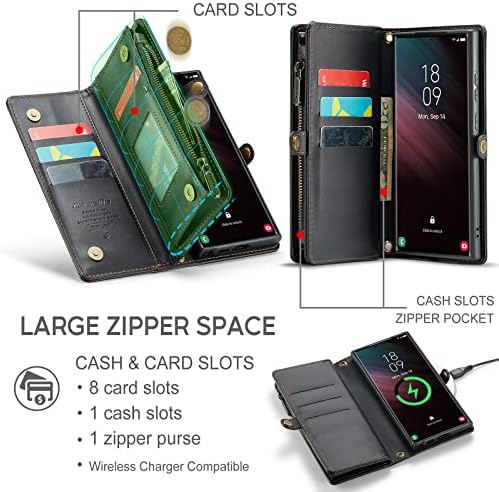 Asapdos iPhone 12 Mini Case Wallet, capa de pulseira de pulseira de couro Retro PU com fechamento magnético, portador