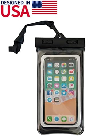 Caso à prova d'água universal Aqua Plus, bolsa de telefone à prova d'água compatível com iPhone 13 12 11 Pro Max XS Max XR x 8 7 Samsung Galaxy S10/S9 Google Pixel 2 HTC até 7.0 , Ipx8 Cellphone