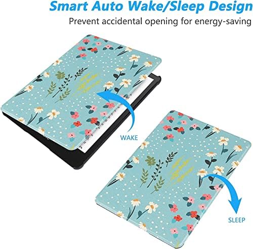 Para TPU TPU de tecido de Paperwhite do Kindle 11ª geração 2021 com alça de mão, com despertar/sono automático, caneta de tela de toque