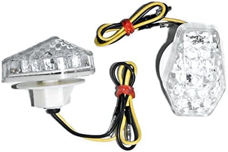 Motorciclo Krator LED LED Flushmount Sinais de turno limpo Montagem de descarga indicadores de sinais compatíveis com 2000-2008 Suzuki GSXR 600 750 1000 1200 SV1000 Bandit + Kapscoto Keychain