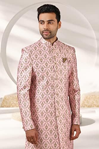 Indian Ethnic Royal Designer Festival Wedding Wear Wear noivo tradicional Sherwani para homens
