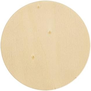Recorte de círculo de madeira redondo inacabados naturais 8 polegadas - bolsa de 10