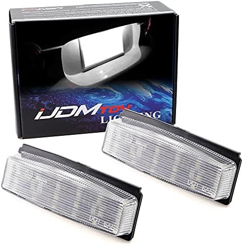 IJDMTOY OEM-FIT 3W Kit de luz LED completa compatível com 2006-2015 Mazda MX-5 Miata & 2017-Up Fiat 124 Spider, alimentado por diodos LED brancos de Xenon de 18 Smd