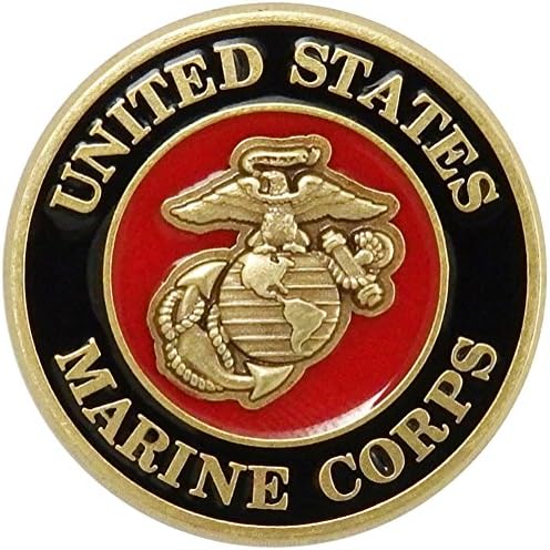 Indiana Metal Craft US Marine Corps Pin com esmalte. Fabricado nos EUA.