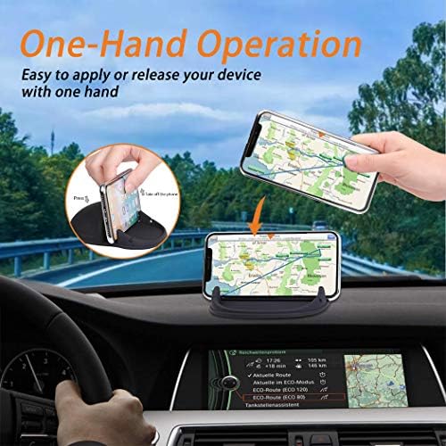 STAONT CAR Phone Titular, Anti-Slip Silicone Dashboard Car Pad compatível com iPhone, Samsung, Android Smart Phones, GPS, KGS3 e muito mais