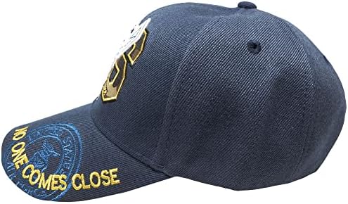 Air Force Wings 1947 Shadow Bordoused Navy Blue Baseball Cap Hat