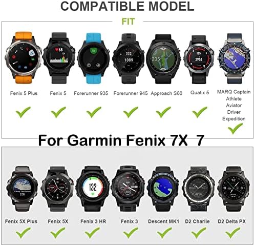 Daikmz silicone watchband para Garmin Fenix ​​7 Smart Watch Redunda Pulseira para Garmin Fenix ​​6 5 Plus 935 945 S60 Strap