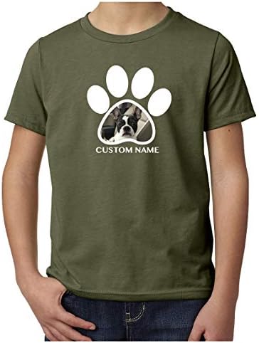 Camisetas de cachorro personalizadas, adicione seu cachorro a camisetas, camisetas para crianças de cães personalizadas