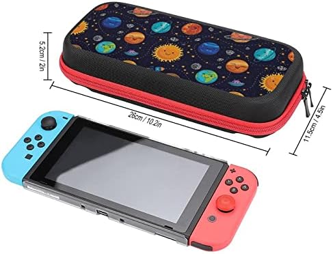 Planeta espacial Caixa de transporte para sacola de impressão compatível com a caixa de armazenamento Nintendo Switch