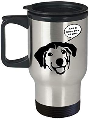 Engraçado Happy Dog Coffee Travel canem para cachorro mãe pai amante do proprietário Person Walker Sitter Handler Joga