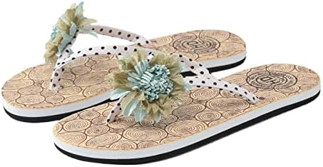 Flippers para mulheres meninas chinelos de verão para mulheres mulheres moda moda flores de verão bohemian chinelos de
