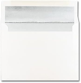 Cartões de CEO - cartões de felicitações de ano novo, 5x7 polegadas, 25 cartões e 26 brancos com envelopes forrados de alumínio