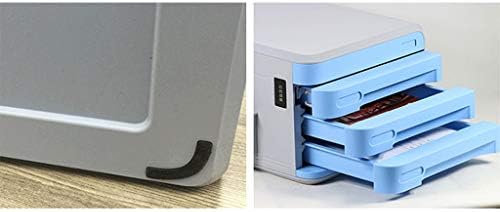N/A File Manager- Caixa de armazenamento de desktop- com trava de senha Tipo de gaveta do escritório de arquivos de várias camadas,