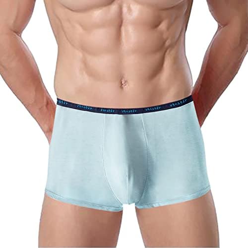Cueca de roupas íntimas atléticas masculino boxeadores cuecas de roupas íntimas de roupas íntimas de roupas de algodão confortáveis ​​de algodão