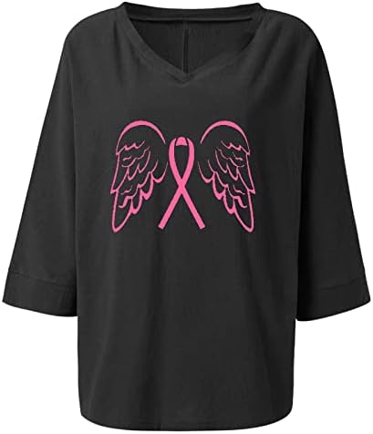 Camisas de brunch de câncer de mama preto de amikadom