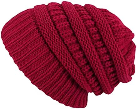 Marca personalizada mais popular inverno grosso de pêlo de lã quente e malhado chapéu de tricô mulheres checke meias femininas